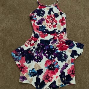 Floral Short Romper